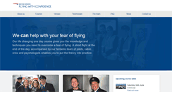 Desktop Screenshot of flyingwithconfidence.com